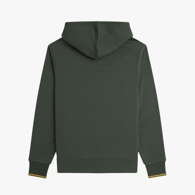 Fred Perry Sweat Tipped Hooded - M2643 X89 - Fuxia, Urban Tribes United
