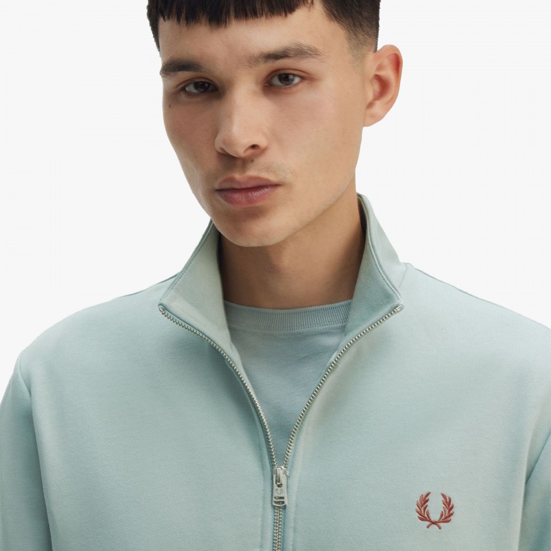 Fred Perry Half Zip - M3574 X06 - Fuxia, Urban Tribes United