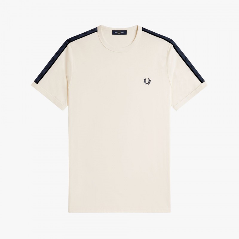Fred Perry Contrast Tape Ringer - M4613 170 - Fuxia, Urban Tribes United