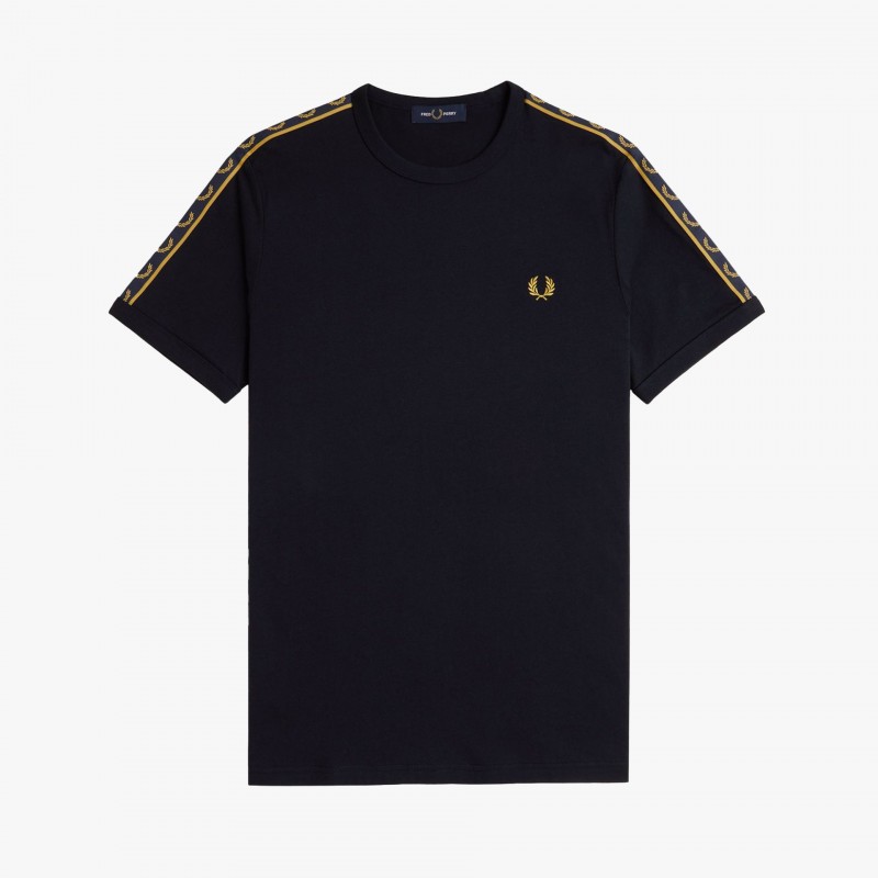Fred Perry Contrast Tape Ringer - M4613 W75 - Fuxia, Urban Tribes United