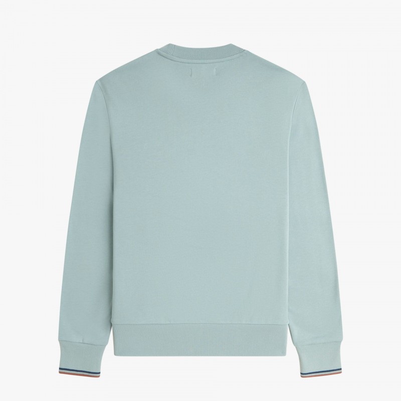Fred Perry Crew Neck - M7535 X06 - Fuxia, Urban Tribes United