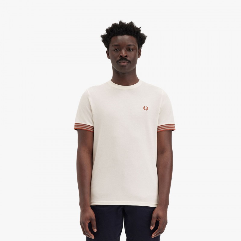 Fred Perry Striped Cuff - M7707 760 - Fuxia, Urban Tribes United