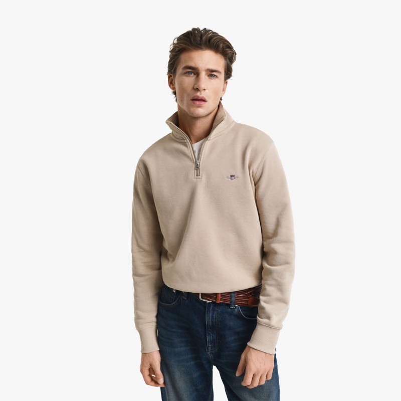 Gant Reg Shield Half Zip - 2008005 277 - Fuxia, Urban Tribes United