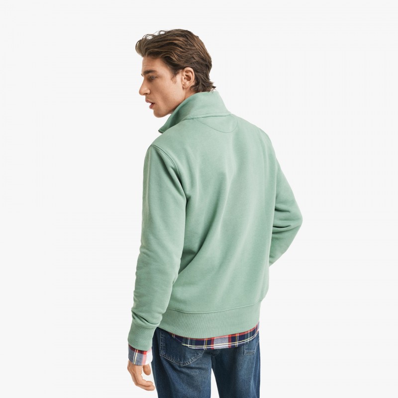 Gant Reg Shield Half Zip - 2008005 362 - Fuxia, Urban Tribes United