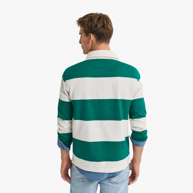 Gant Barstripe Rugger - 2067017 322 - Fuxia, Urban Tribes United