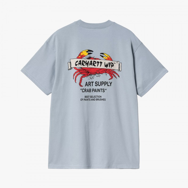 Tシャツ・カットソー Carhartt SS25 \"SS CRAB PAINT\" T-SHIRT (I034778 0F4 XX) Carhartt WIP S/S CRAB PAINT T-SHIRT（カーハートワークイン