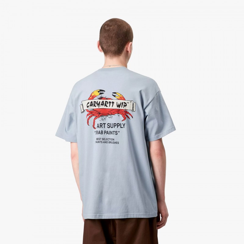 Tシャツ・カットソー Carhartt SS25 \"SS CRAB PAINT\" T-SHIRT (I034778 0F4 XX) Carhartt WIP S/S CRAB PAINT T-SHIRT（カーハートワークイン