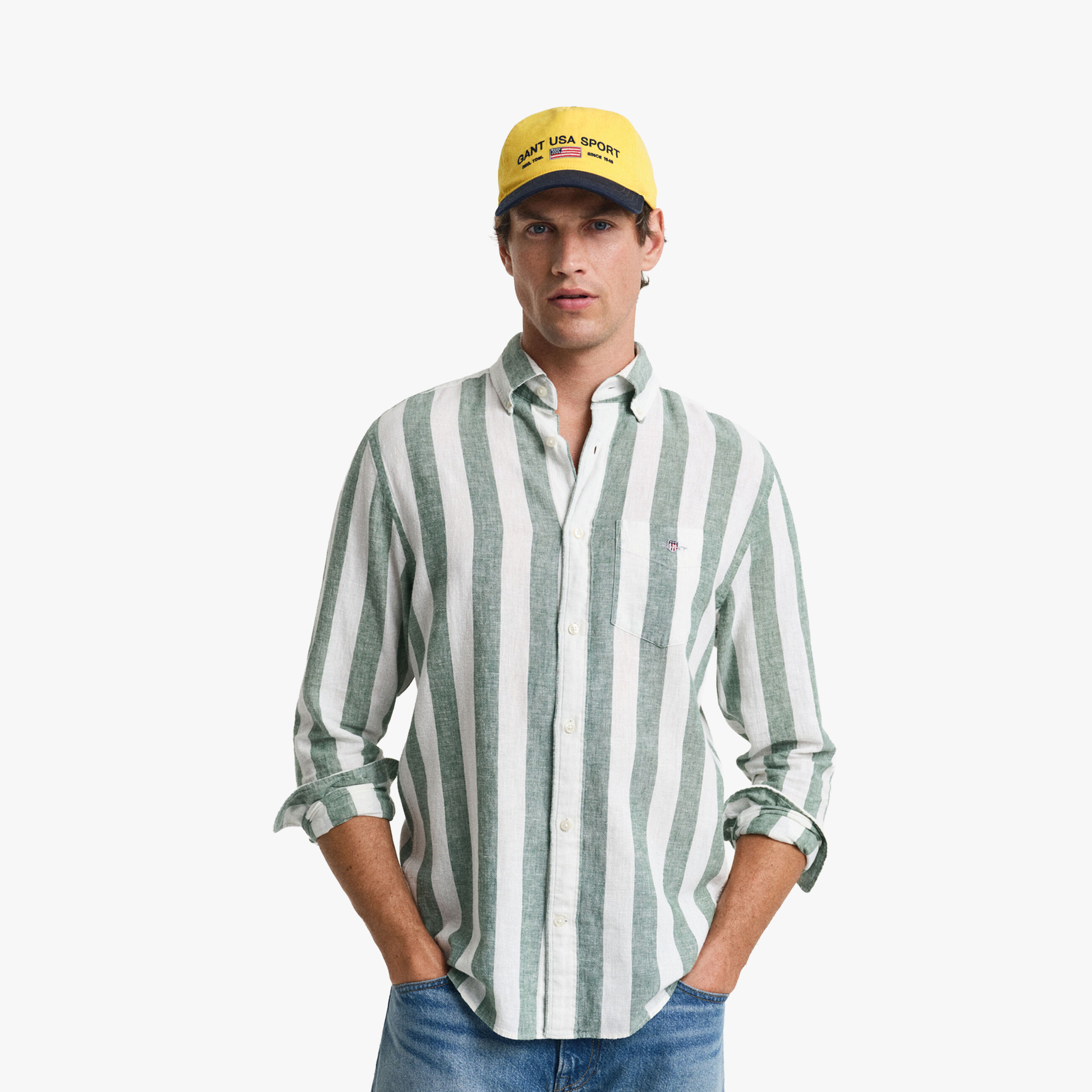 Gant Reg Cotton Linen Bold