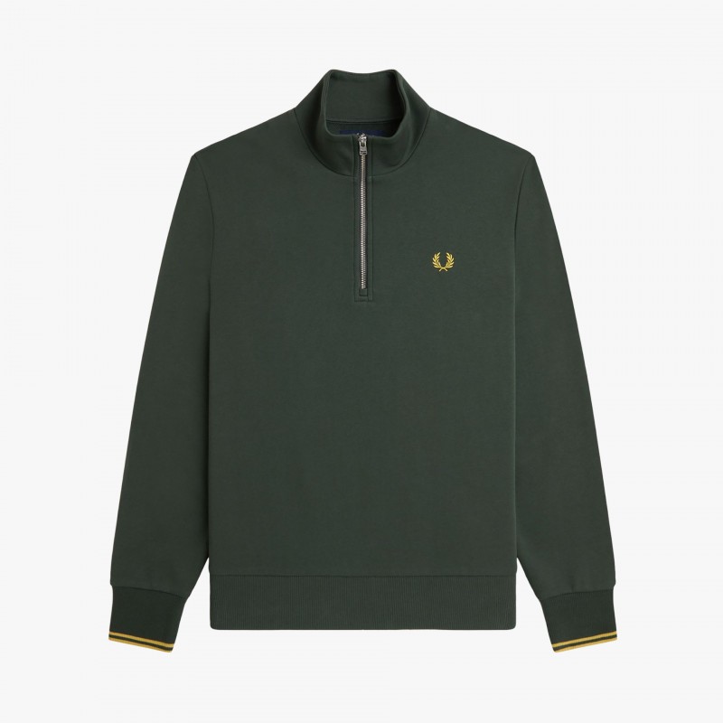 Fred Perry Half Zip - M3574 X89 - Fuxia, Urban Tribes United