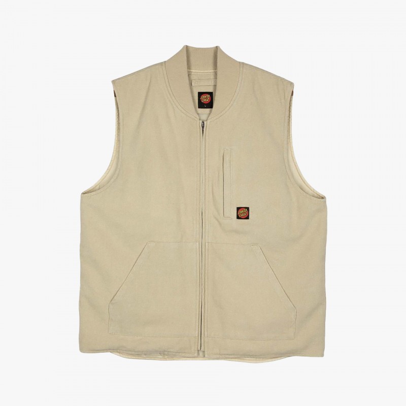 Santa Cruz Classic Label Vest - SCA JKT 1060 - Fuxia, Urban Tribes United