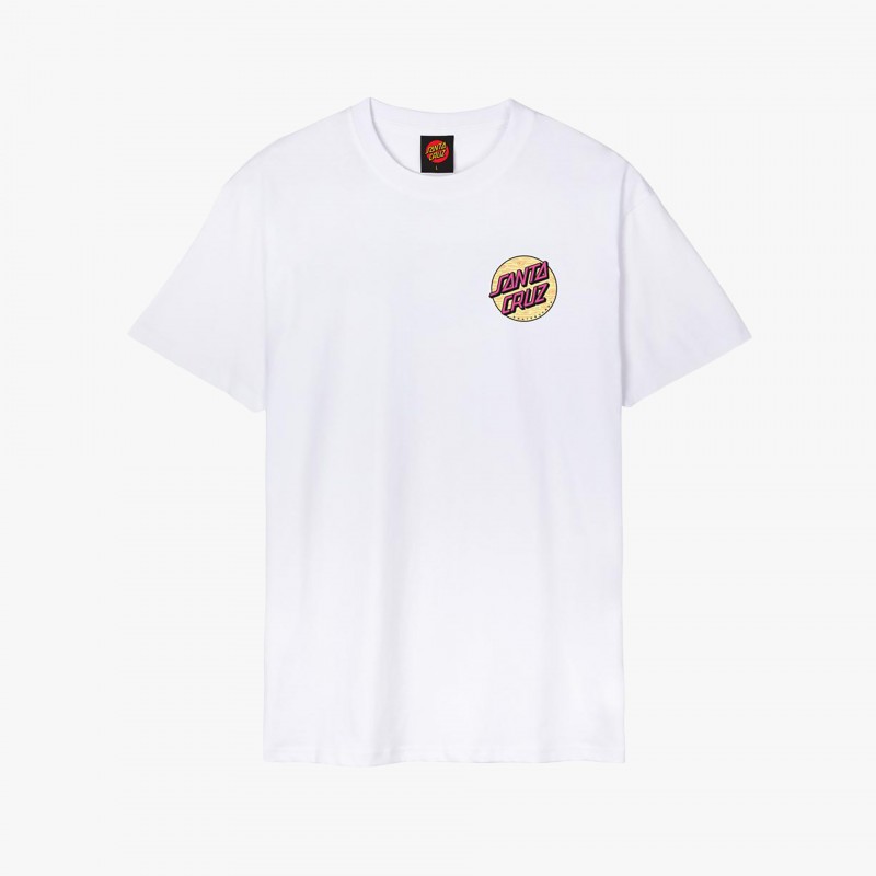 Santa Cruz Wagon Dot Chest - SCA TEE 12108 - Fuxia, Urban Tribes United