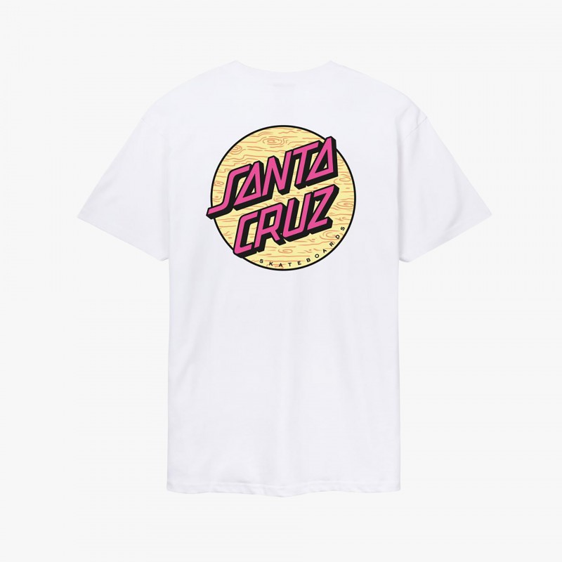 Santa Cruz Wagon Dot Chest - SCA TEE 12108 - Fuxia, Urban Tribes United
