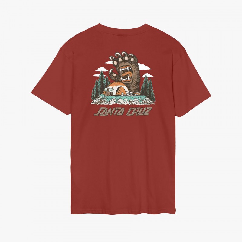Santa Cruz Screaming Grizzly - SCA TEE 12186 - Fuxia, Urban Tribes United