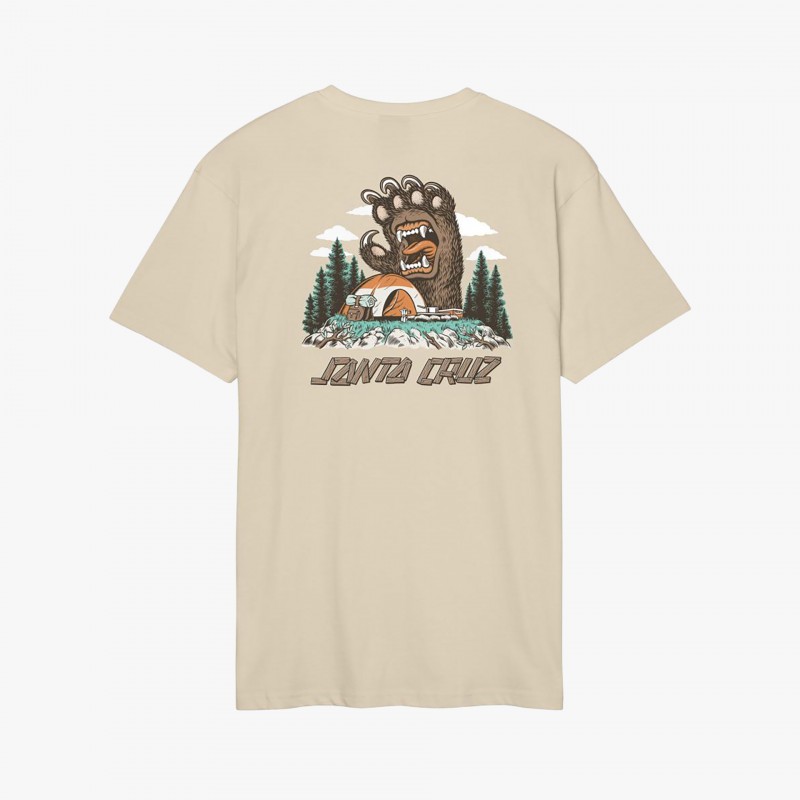 Santa Cruz Screaming Grizzly - SCA TEE 12192 - Fuxia, Urban Tribes United