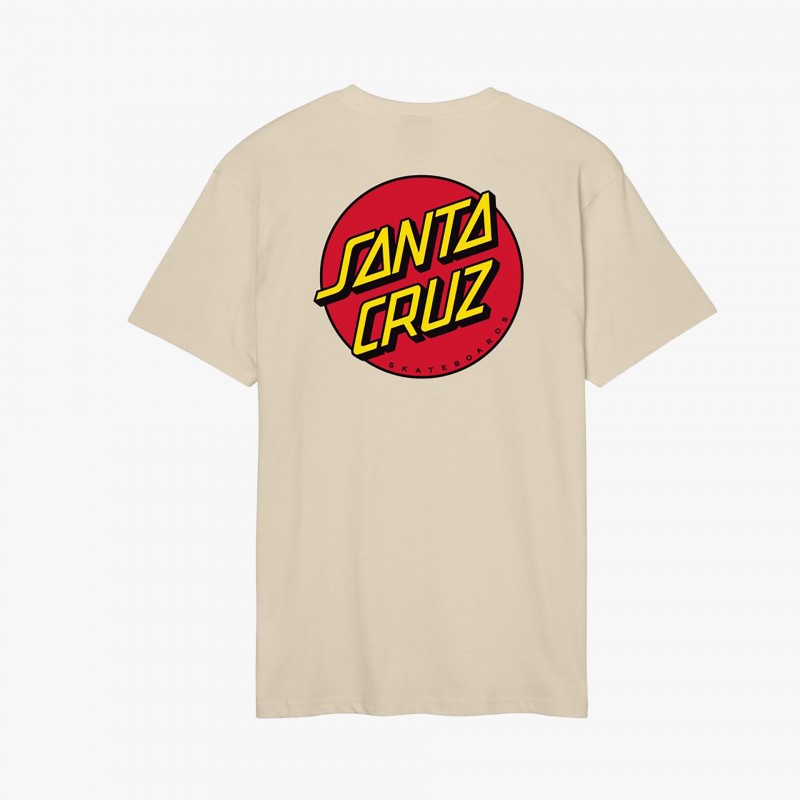 Santa Cruz Classic Dot Chest - SCA TEE 12444 - Fuxia, Urban Tribes United