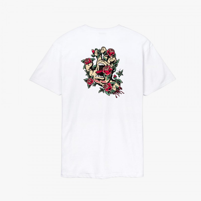 Santa Cruz Screaming Rose Flash - SCA TEE 12528 - Fuxia, Urban Tribes United