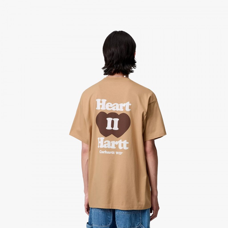 Carhartt S/S Heart II Hartt - I035203 07E XX - Fuxia, Urban Tribes United
