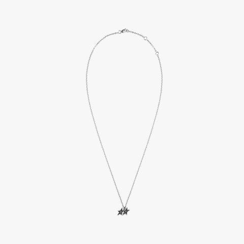 TwoJeys Tilted Necklace Silver
