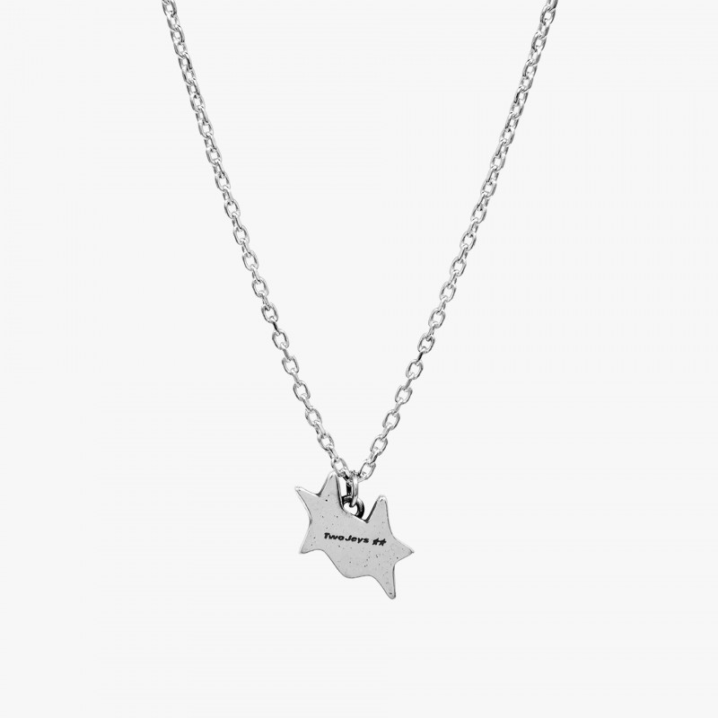 TwoJeys Tilted Necklace Silver TwoJeys Tilted Necklace Silver