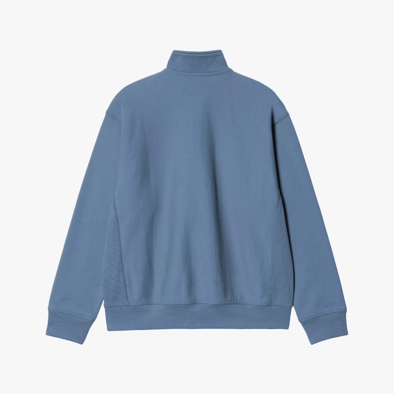 Carhartt WIP Half Zip American Scrip - I027014 1YI XX - Fuxia, Urban Tribes United