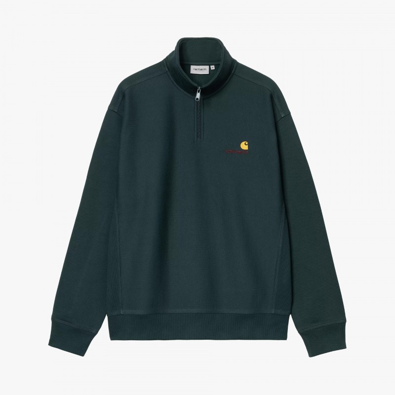 Carhartt WIP Half Zip American Script - I027014 0AU XX - Fuxia, Urban Tribes United