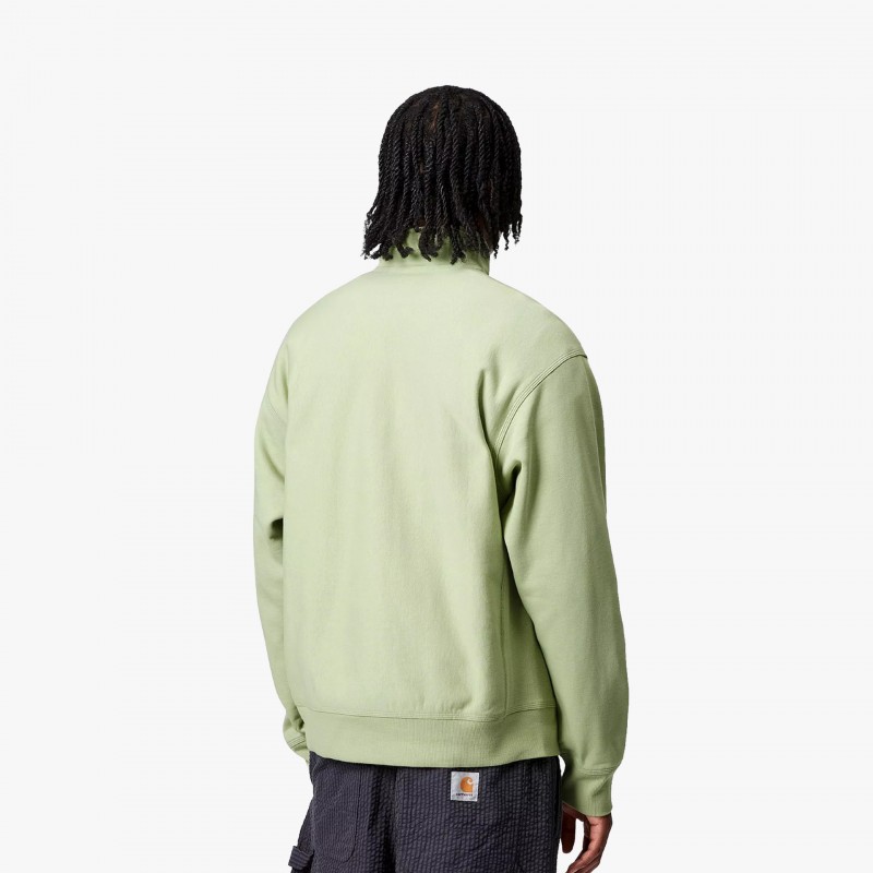 Carhartt WIP Half Zip American Script - I027014 UV XX - Fuxia, Urban Tribes United