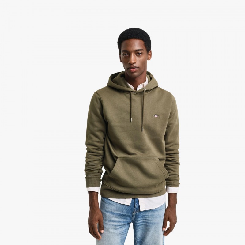 Gant Reg Shield Hoodie - 2007058 224 - Fuxia, Urban Tribes United