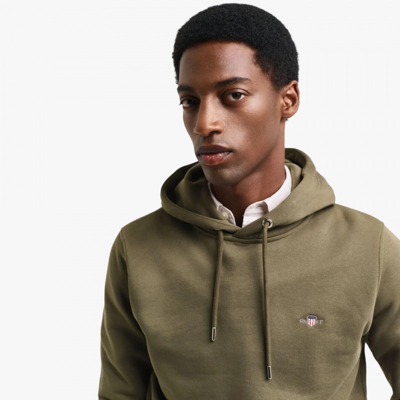 Gant Reg Shield Hoodie - 2007058 224 - Fuxia, Urban Tribes United