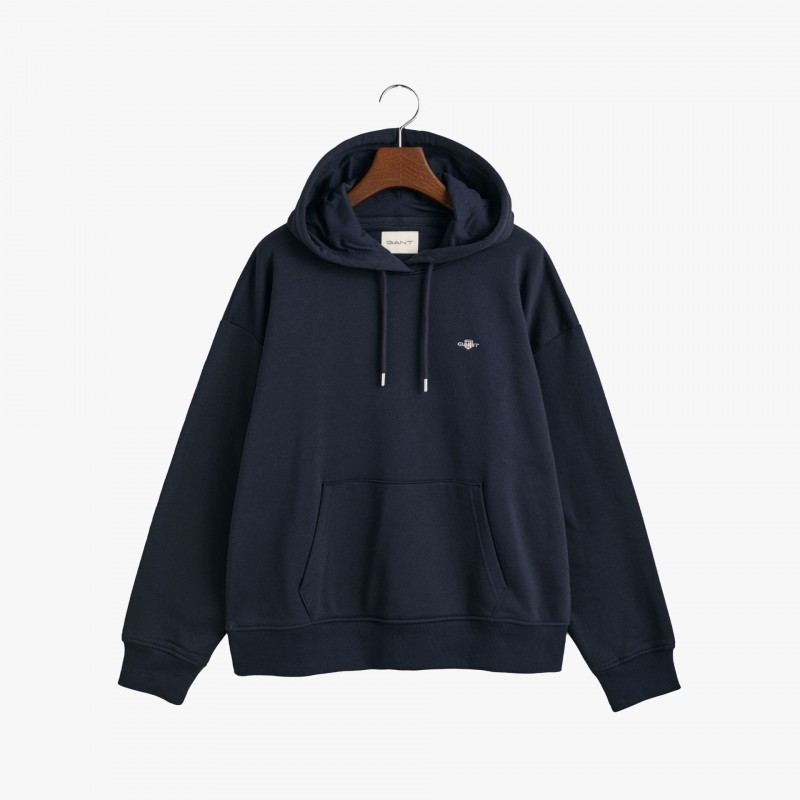 Gant Reg Shield Hoodie - 4201413 433 - Fuxia, Urban Tribes United