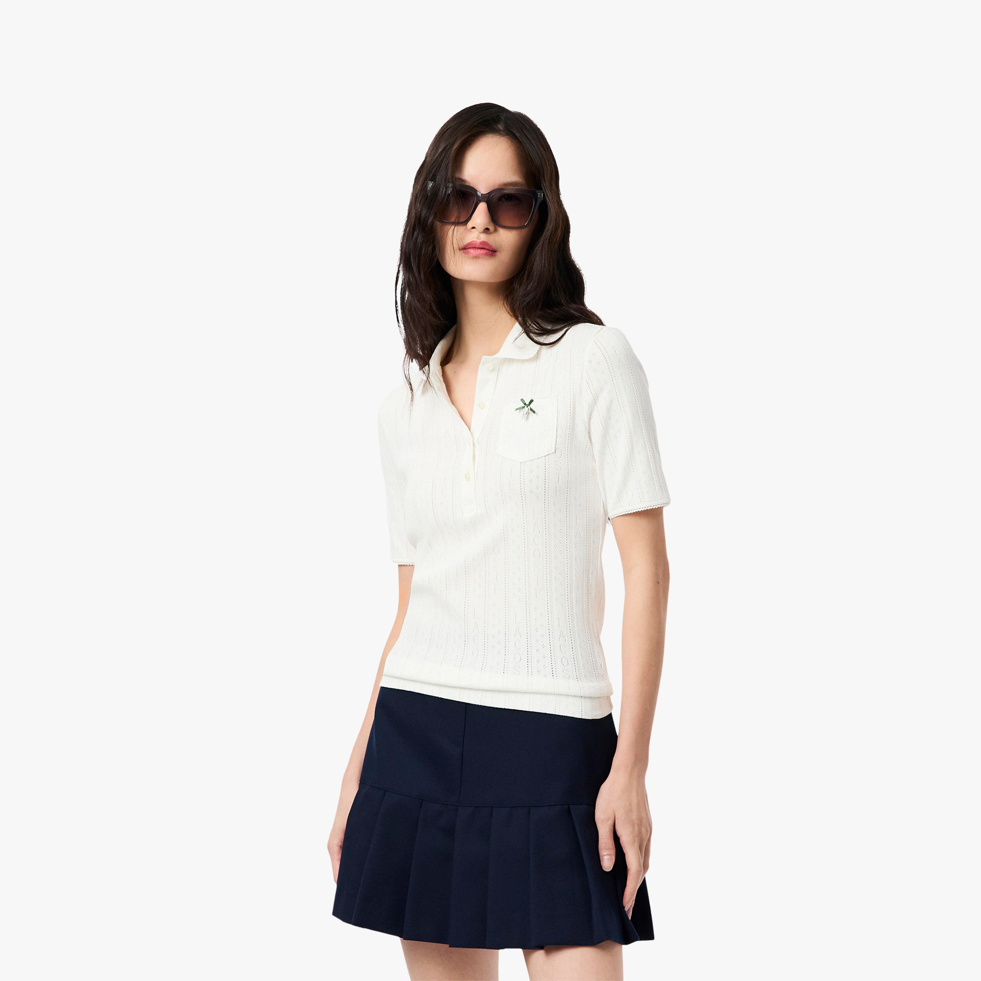 Lacoste Pointelle Slim Fit