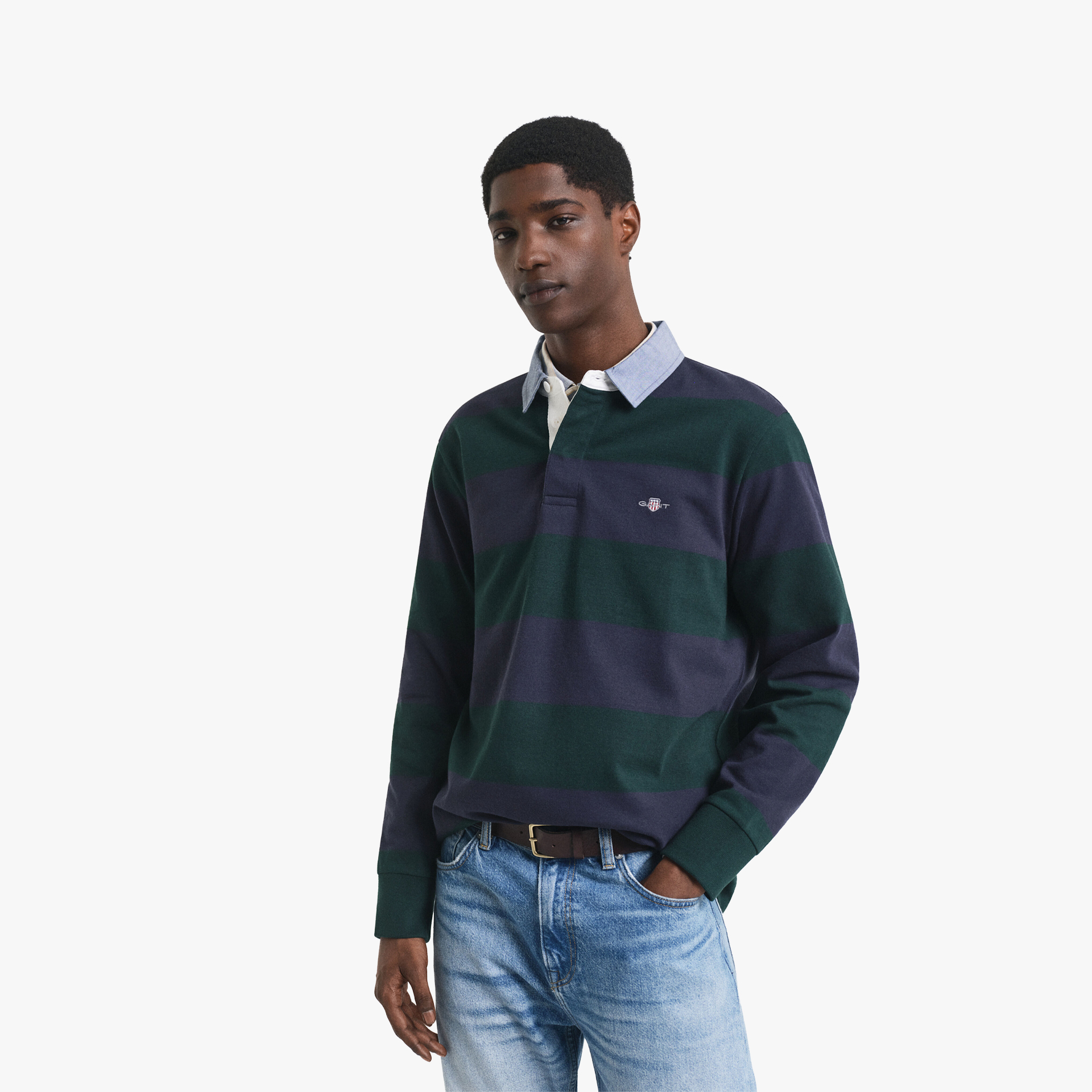 Gant Chambray Striped Heavy