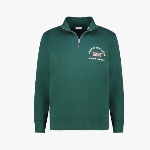 Gant Printed Graphic Half Zip