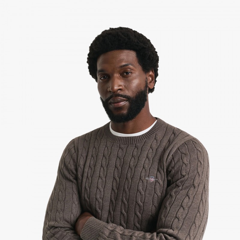 Gant Cotton Cable - 8050601 290 - Fuxia, Urban Tribes United