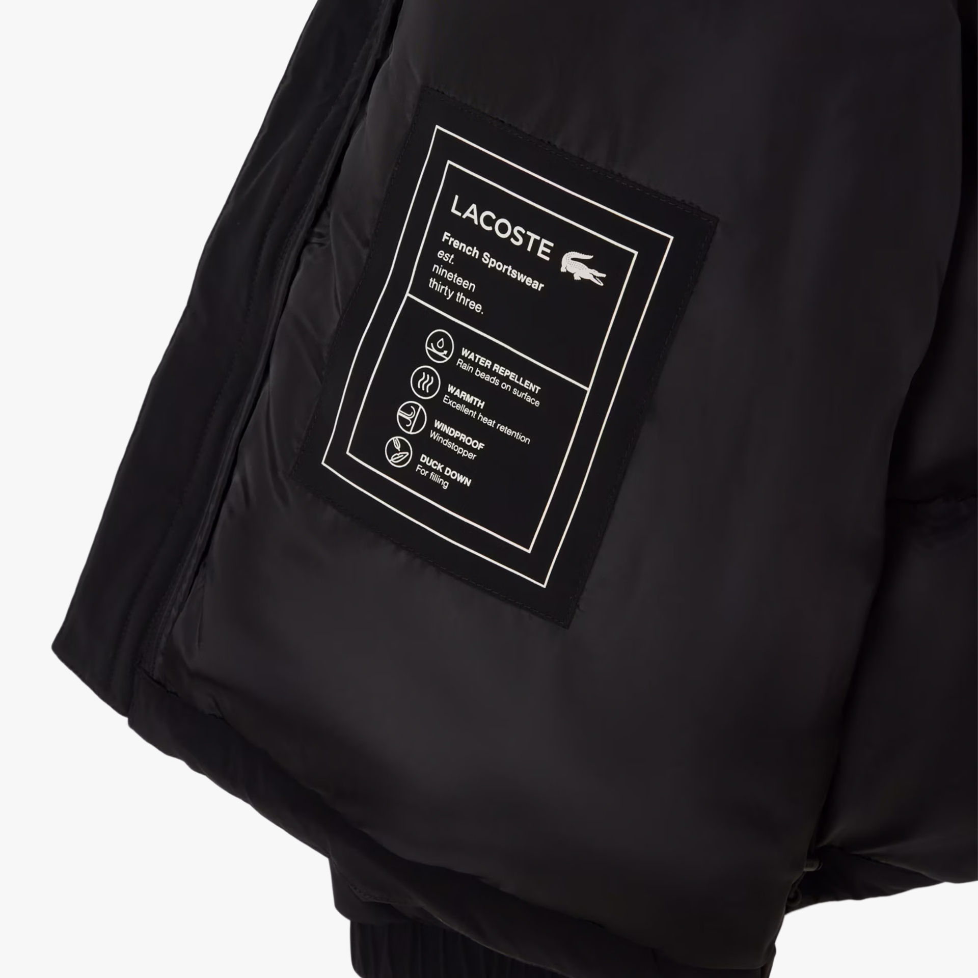 Lacoste Waterproof Hooded