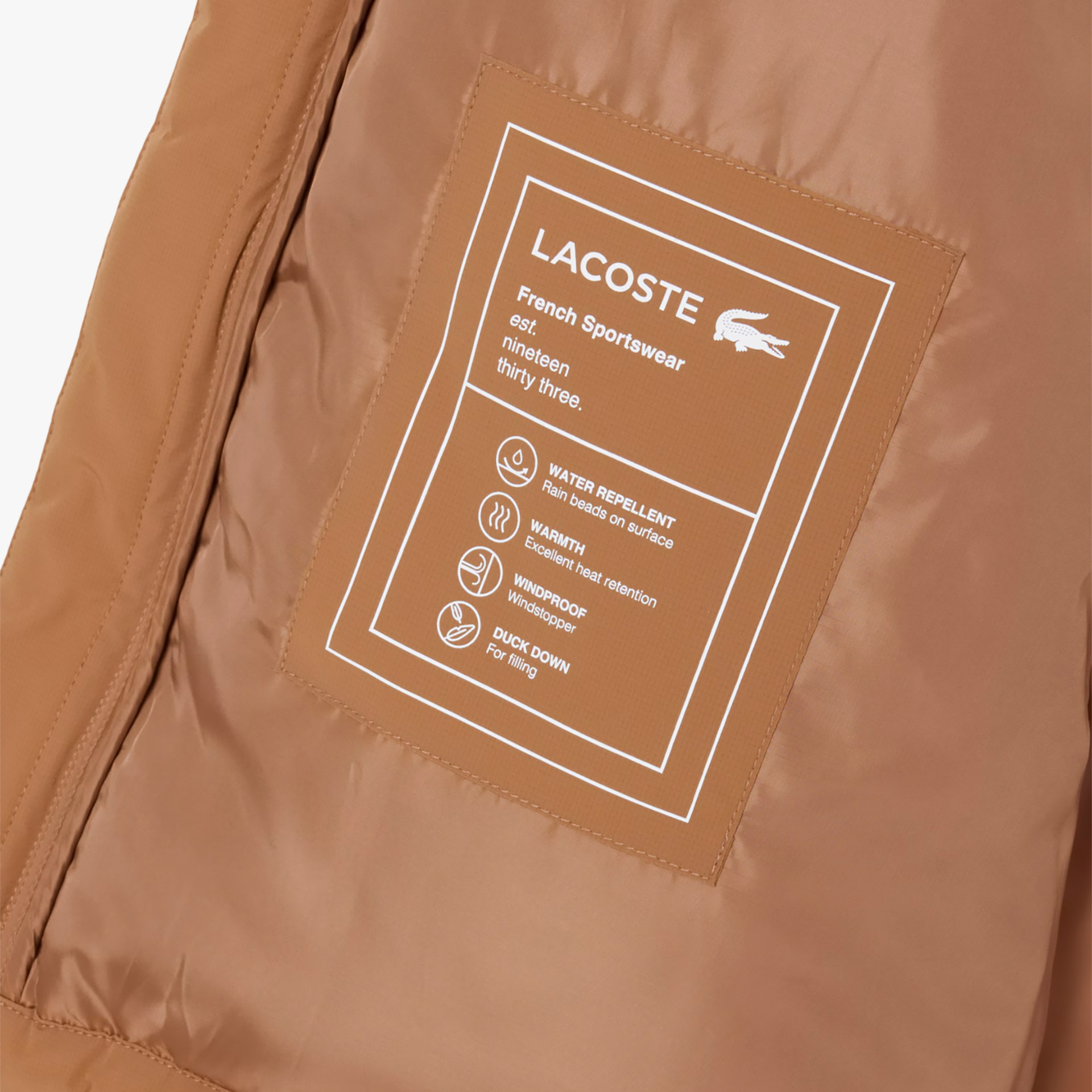 Lacoste Waterproof Hooded