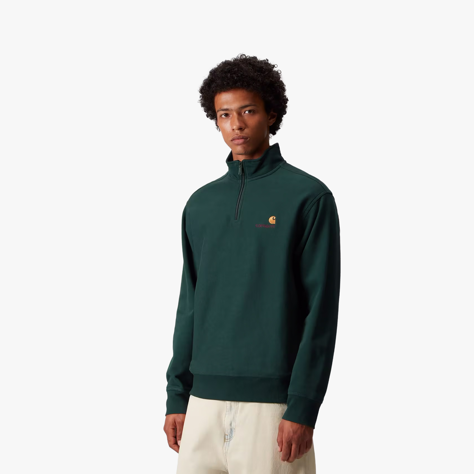 Carhartt WIP Half Zip American Script