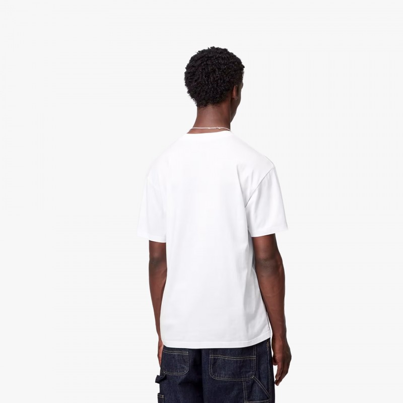 Carhartt WIP S/S Pocket Heart Carhartt WIP S/S Pocket Heart - I032128 1WZ XX - Fuxia, Urban Tribes United