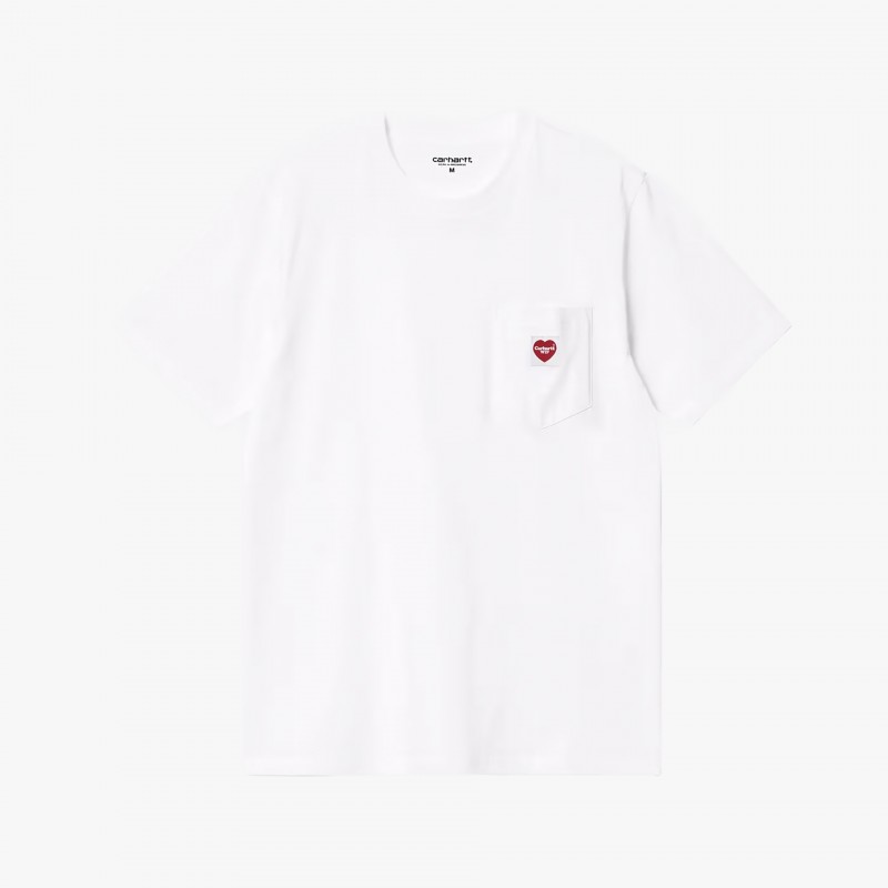 Carhartt WIP S/S Pocket Heart Carhartt WIP S/S Pocket Heart - I032128 1WZ XX - Fuxia, Urban Tribes United