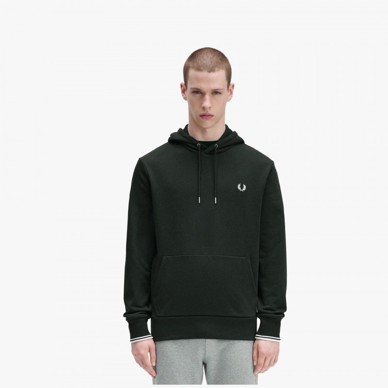 Fred Perry Tipped Hooded - M2643 T50 - Fuxia, Urban Tribes United