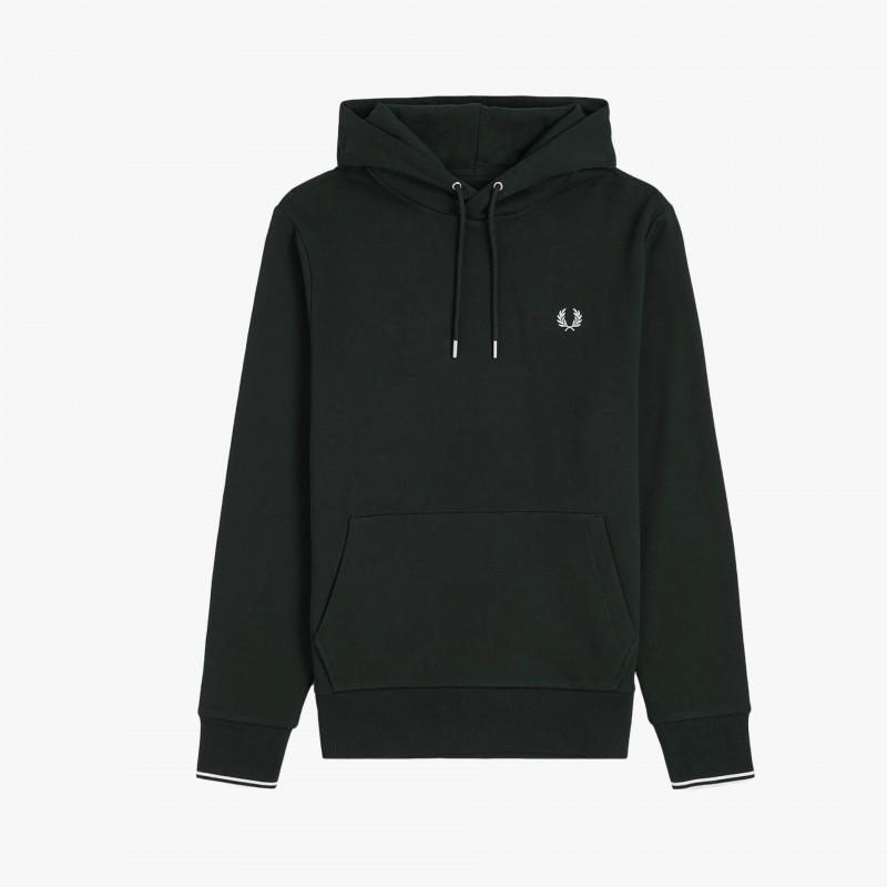 Fred Perry Tipped Hooded - M2643 T50 - Fuxia, Urban Tribes United