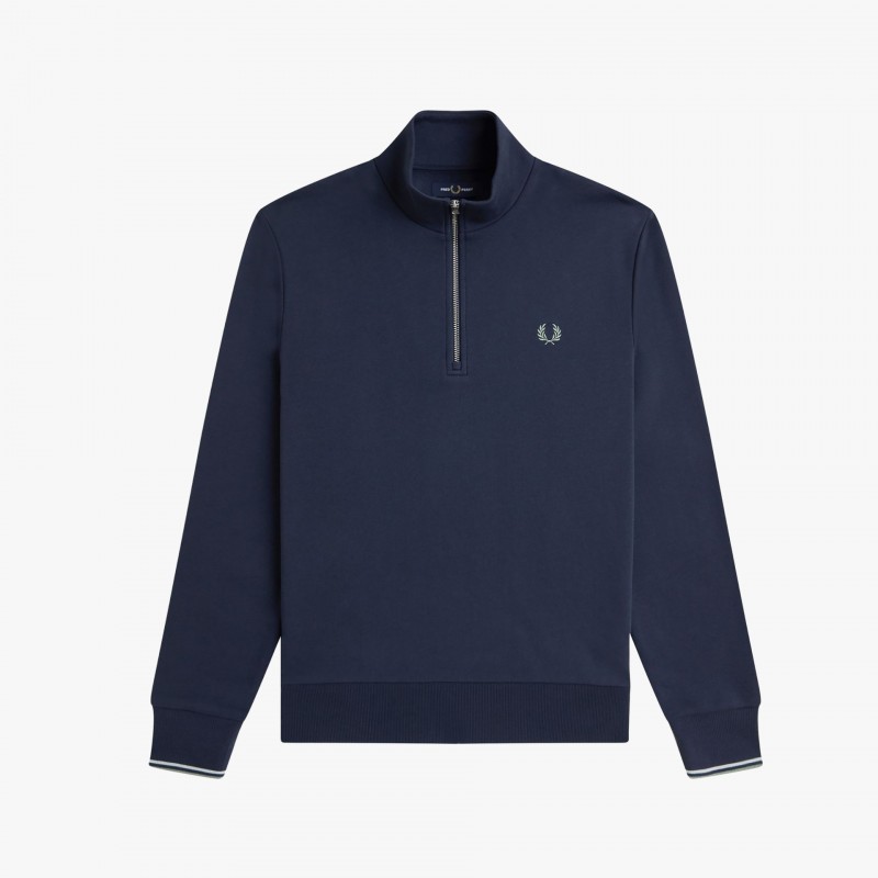 Fred Perry Half Zip - M3574 Z47 - Fuxia, Urban Tribes United