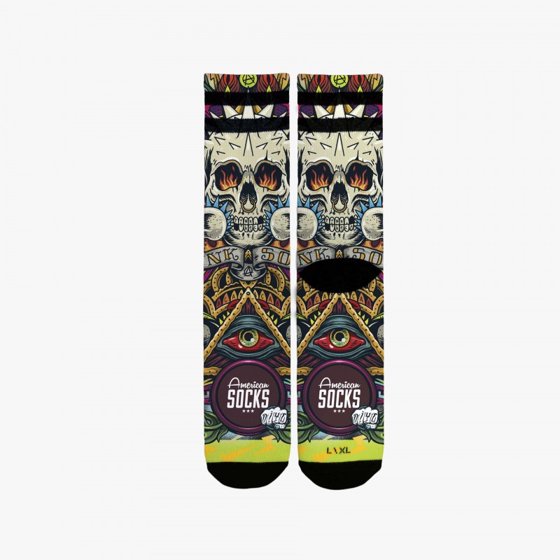 American Socks Moshpit - AS194 - Fuxia, Urban Tribes United