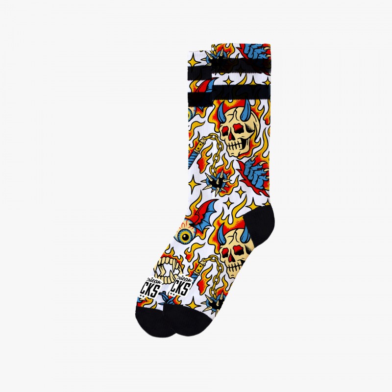 American Socks Wicked - AS418 - Fuxia, Urban Tribes United