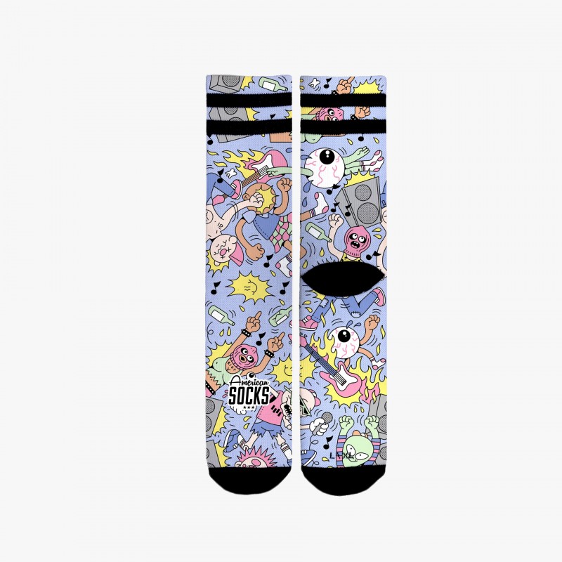 American Socks Villains - AS410 - Fuxia, Urban Tribes United