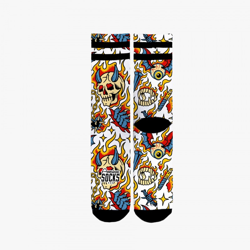 American Socks Wicked - AS418 - Fuxia, Urban Tribes United