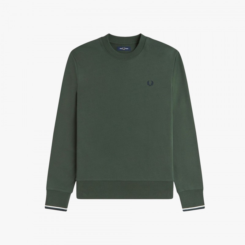 Fred Perry Crew Neck - M7535 53A - Fuxia, Urban Tribes United