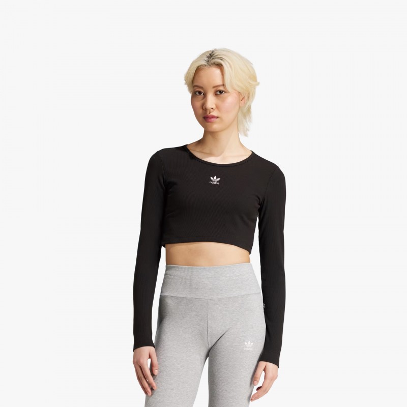 adidas Ess Crop LS - IW5725 - Fuxia, Urban Tribes United