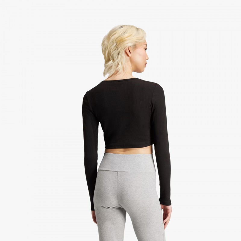 adidas Ess Crop LS - IW5725 - Fuxia, Urban Tribes United