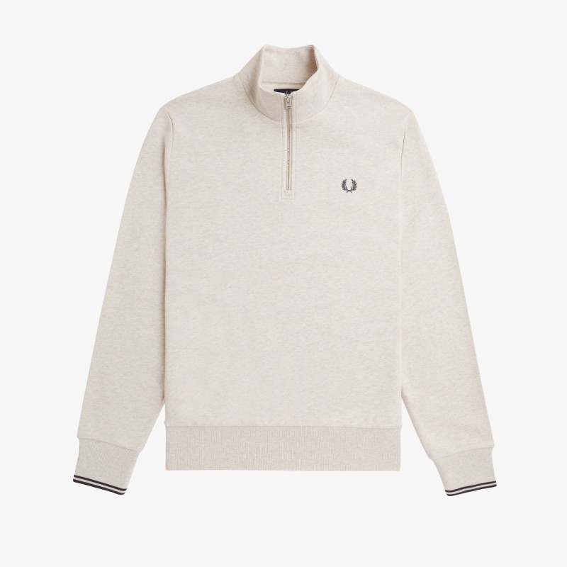 Fred Perry Half Zip - M3574 W50 - Fuxia, Urban Tribes United