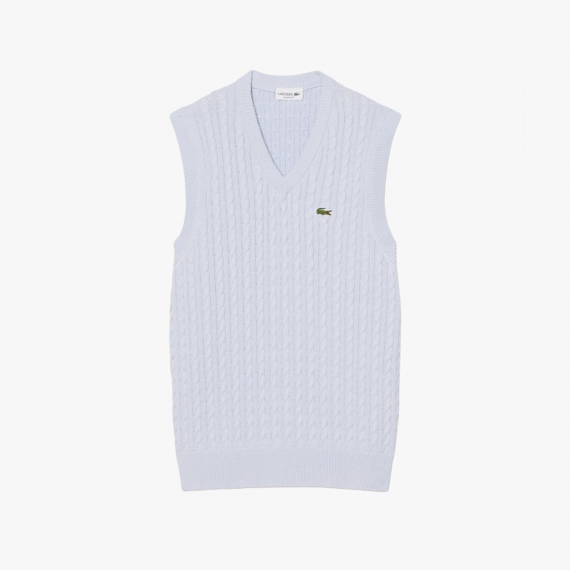 Lacoste Sleeveless Sweater - AH7633 WB5 - Fuxia, Urban Tribes United